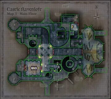 Map Of Castle Ravenloft - Map Cabo San Lucas