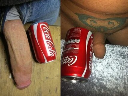 Coke can dick