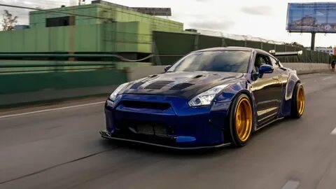 Nissan GTR Wide Body - YouTube