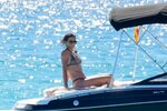 GARBINE MUGURUZA in Bikini at a Boat in Ibiza 06/08/2017 - С