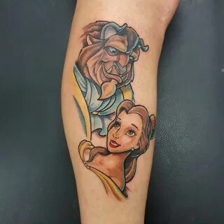 SloppyJoe Beauty and the Beast. (via IG - jeremyroachtattooe