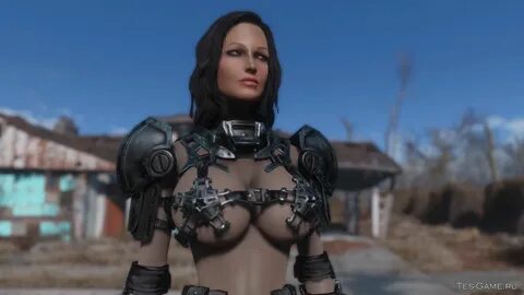 0.20. Откровенный реплейсер боевой брони для женских тел CBBE в Fallout 4