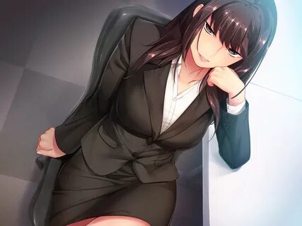 Safebooru - 1girl bangs black jacket black skirt breasts bro