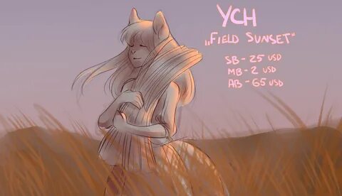 YCH Field Sunset - YCH.Commishes