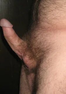 Hairy erection - Mature Porn Photo