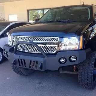 Iron Bull Bumpers ® - Chevy Tahoe 2007 Full Width Black Fron