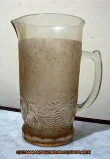 Juice Pitcher Bening Motif Buah