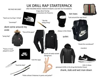 UK Drill Rap & Roadman Starter Pack - Imgur