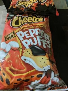 Купить Cheetos Flamin Hot Pepper Puffs - Limited Edition на 