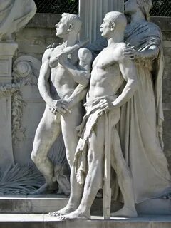 Sculpture, Waldeck-Rousseau Monument, Jardin des Tuileries. 