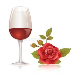 Champagne Red Rose Stock Illustrations - 1,911 Champagne Red
