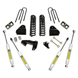 Superlift ® K854 - 4" x 2.5" Master Front and Rear Suspensio