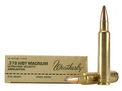 Патрон .378 Weatherby Magnum " Военные материалы