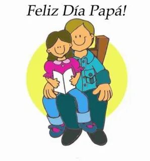 Postal para una niña felicitar a papá en su día | Felicitar a papa...