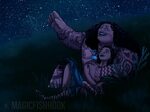 Moana and Maui stargazing! (request) by MagicFishHook on Dev