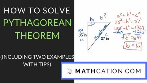 How to Solve Pythagorean Theorem Mathcation - YouTube