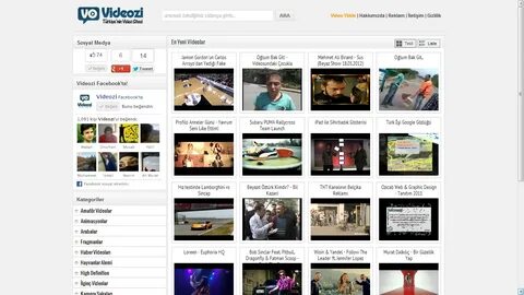 Videozi Türkiye'nin Video Sitesi - YENİLENDİ! 