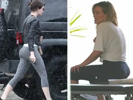 Emma Stone's Ass In Tights vs. Hilary Duff's Ass In Tights