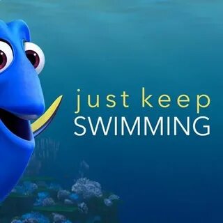 Just Keep Swimming geotv Digital Art & Collectibles