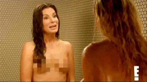 Sandra Bullock, desnuda en la ducha para un programa de tele