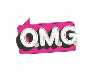 OMG Logo Lol Surprise OMG Applique Design Applique designs, 