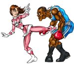 Pink Ranger vs Balrog by Toadman005 on DeviantArt