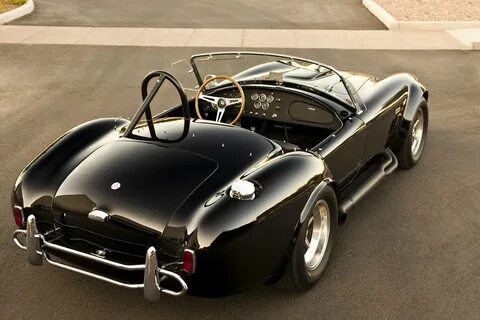 Shelby cobra classic black Обои на рабочий стол