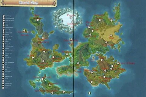 Tales Of Phantasia World Map - South Lomei Labyrinth Map