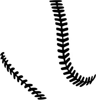 Baseball Laces Clipart - teslagu