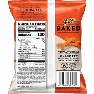 Cheetos Oven Baked Crunchy Cheese Flavored Snacks, 0.875 Oun