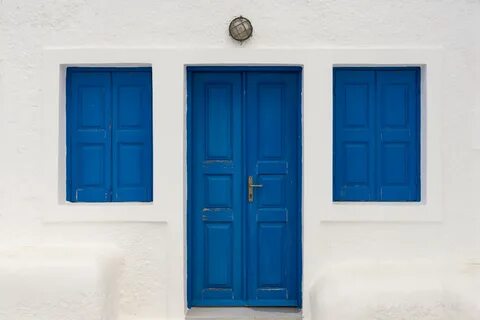обои : Белое, окно, Синий, Sony, Греция, дверь, Санторини, с