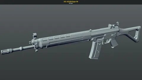 SiG SG550/Stgw 90 GameBanana Works In Progress