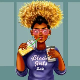 Black Girls Rock Drawings of black girls, Black girls pictur