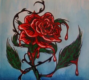 Bleeding Rose Drawing at GetDrawings Free download