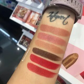 Sephora Lipstories swatches - Survivorpeach