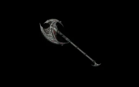 Skyrim Daedric War Axe 17 Images - Daedric Weapons Crafting 