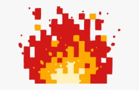 Fire Ball 8 Bits , Png Download - 8 Bit Fire Png, Transparen