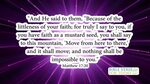 Bible Verses on Faith Matthew 17:20 Bible Verse (Daily for Q