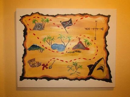 Treasure Map Painting at PaintingValley.com Explore collecti