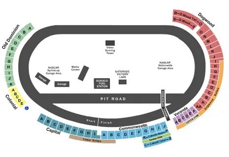 richmond international raceway seating chart rows - Fomo