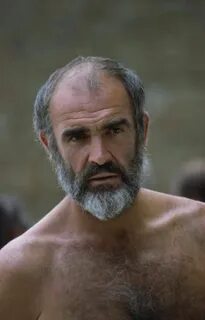 Sean Connery Sean connery, Bald men with beards, Film man