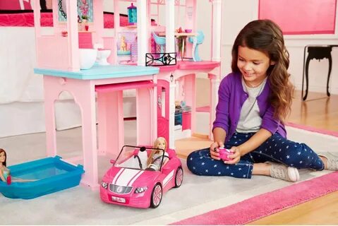 Кукольный дом Barbie "Новый дом мечты" CJR47 купить по цене 