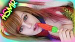 ASMR 🍨 Popsicle Licking ░ Mouth Sounds ♡ Food, Candy, Eating