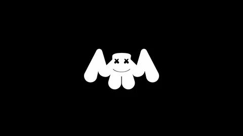 Marshmello Logo Dark Dark wallpaper, Screen wallpaper hd, Mu