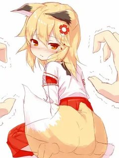 Senko 😳 🥰 🦊 💛 Sewayaki Kitsune no Senko-san #FluffyTail ❤ ❤ 