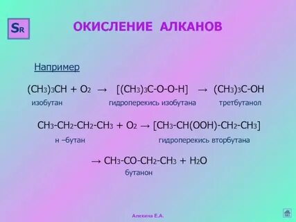 Окислительно-восстановительные реакции в органической химии 