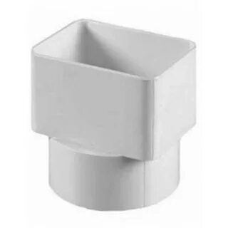 Multi Fittings - 3" X 3" X 2" PVC Sewer Downspout Adapter G 