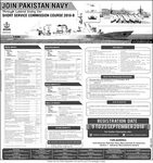 Join Pakistan Navy as commission officer September 2021 regi