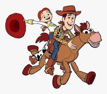 Toy Story Woody Riding Bullseye, HD Png Download , Transpare