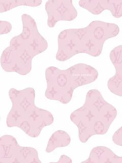 pink version ! #wallpaper #cow #louisvuitton #freetoedit #re